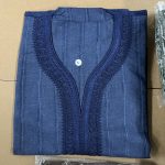 Marrokaanse Kandora Qandoura Kamis Tobe Blauw