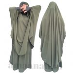 Amaanah Djilbab 2 Piece Premium  (Green)