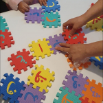 Arabische letters speelmat