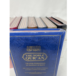 The Noble Quran Rainbow Transliteration in Roman Script Large Size 17x24 Royal blue - Afbeelding 3