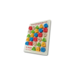 Arabic Alphabet Shapes (Arabic & English) Kids Puzzle Alphabet Board Game - Afbeelding 3