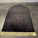 Luxe gebeds kleed fluweel zacht zwart