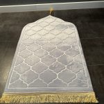 Luxe gebeds kleed fluweel zacht zilver grijs