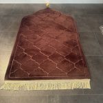 Luxe gebeds kleed fluweel Brown