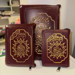Quran bruin met rits