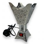 Wierook/Bakhour Brander Electrisch Zilver