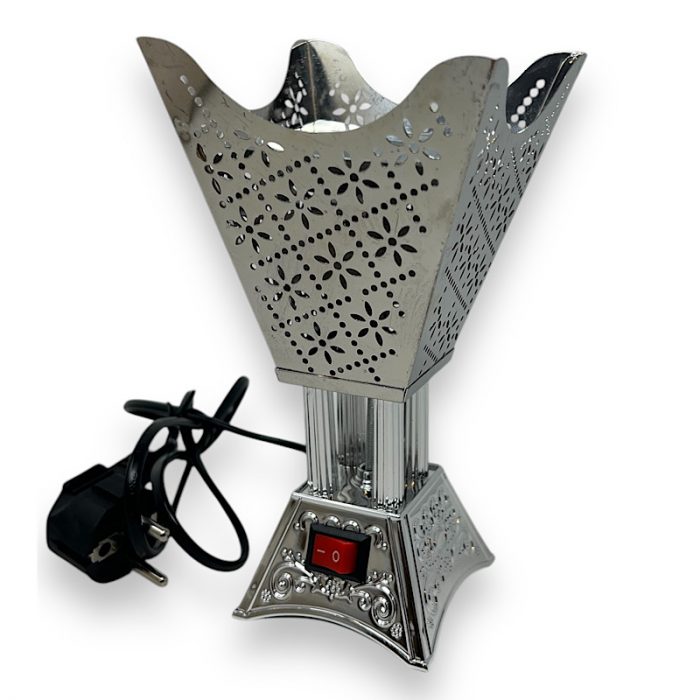 Wierook/Bakhour Brander Electrisch Zilver - Image 1
