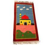 Kinder gebeds mat sajada  stevige kwaliteit bordeaux