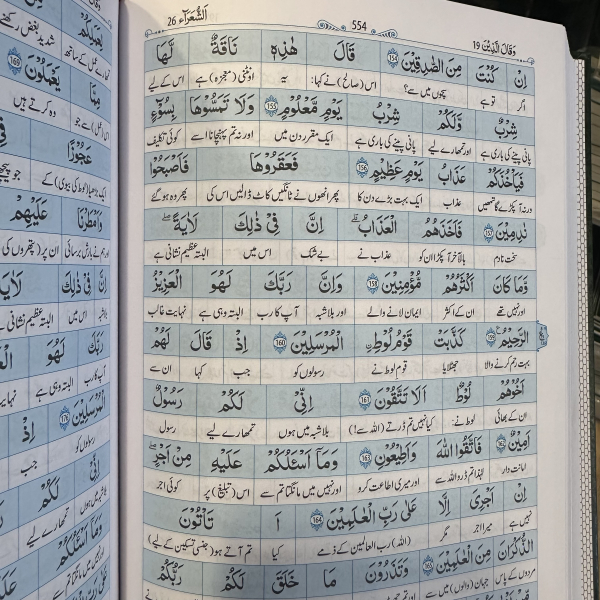 Quran Word By Word Translation in Urdu (Darussalam) 17x24cm large - Image 3