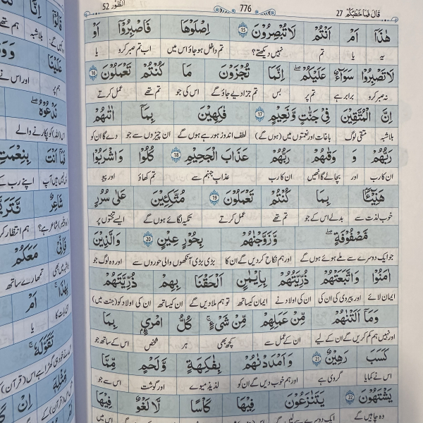 Quran Word By Word Translation in Urdu (Darussalam) 17x24cm large - Image 4