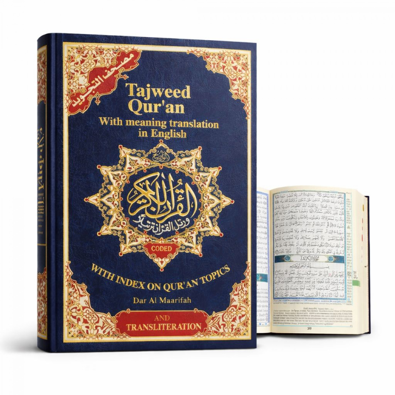 Tajweed Koran met Transliteratie (Fonetisch transcriptie)