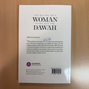 The Ruling On A Woman Going Out For Dawah Softcover (Authentic Statements)